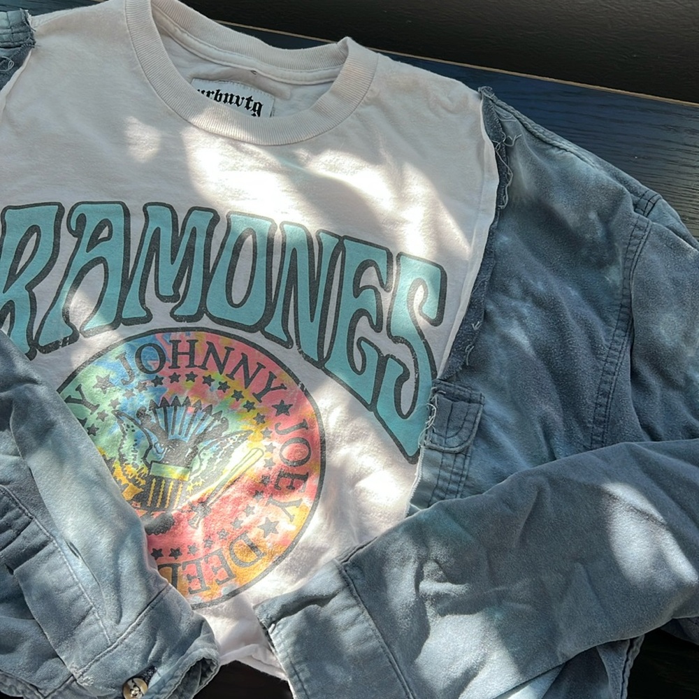 Vintage Ramones Handmade Shirt